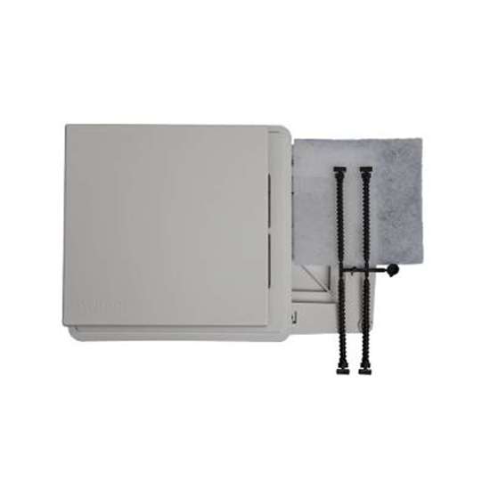 Image sur Panneau frontal incl. porte-filtre et couvercle de fixation pour la série Meltem/Benzing G4 & SimplAir EC, série G4 uniquement